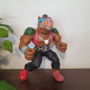 1990 Playmates Giant 13" Ninja Turtles Bebop Posable Action Figure TMNT